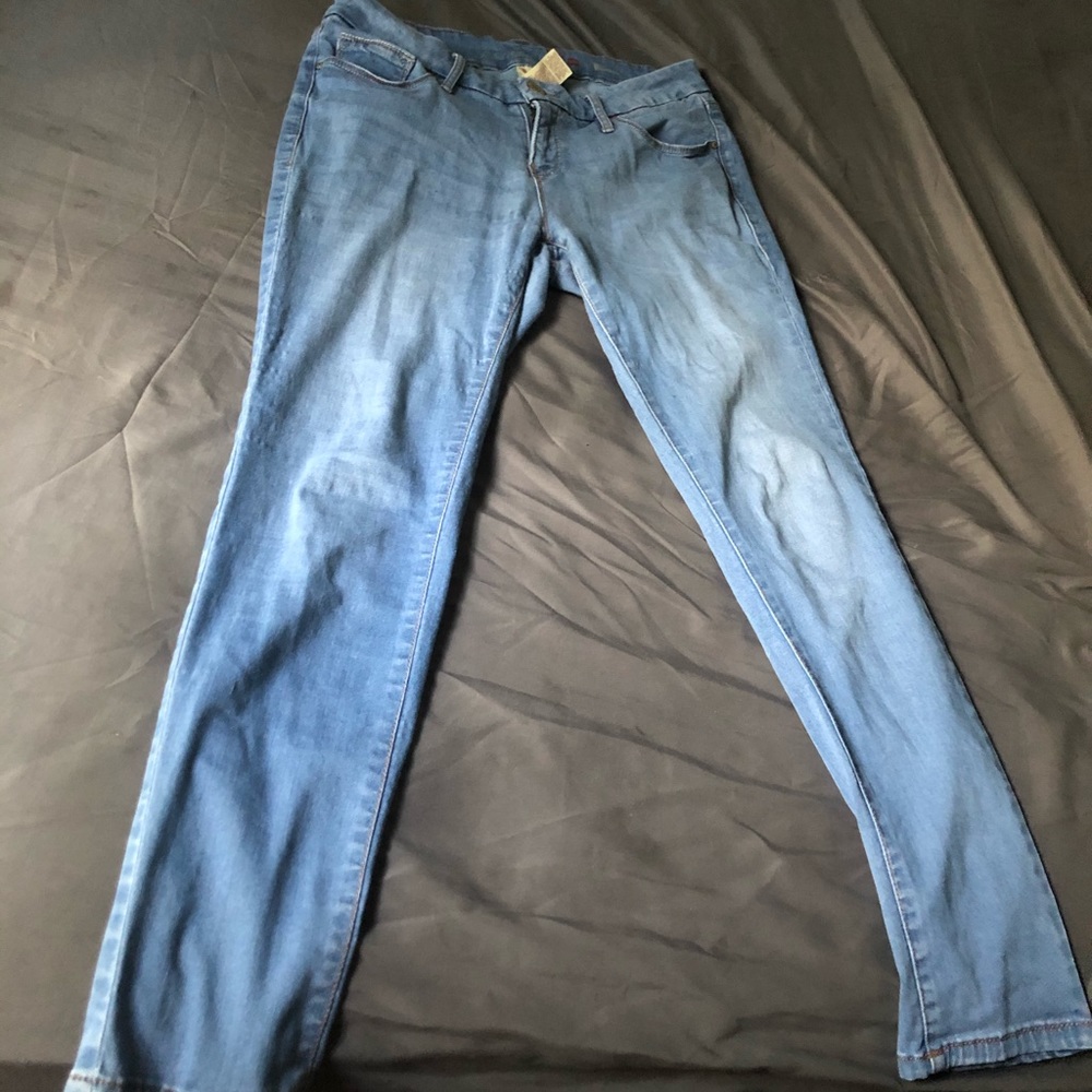 faded glory skinny jeans, size (10P)